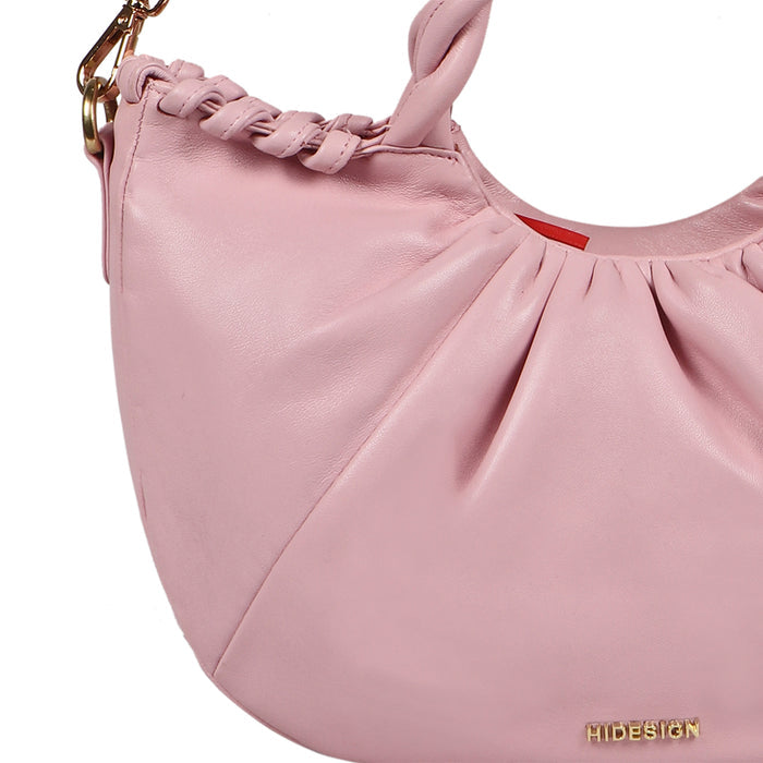 Bomba 03 Pink Leather Shoulder Bag