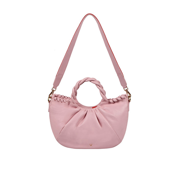 Bomba 03 Pink Leather Shoulder Bag