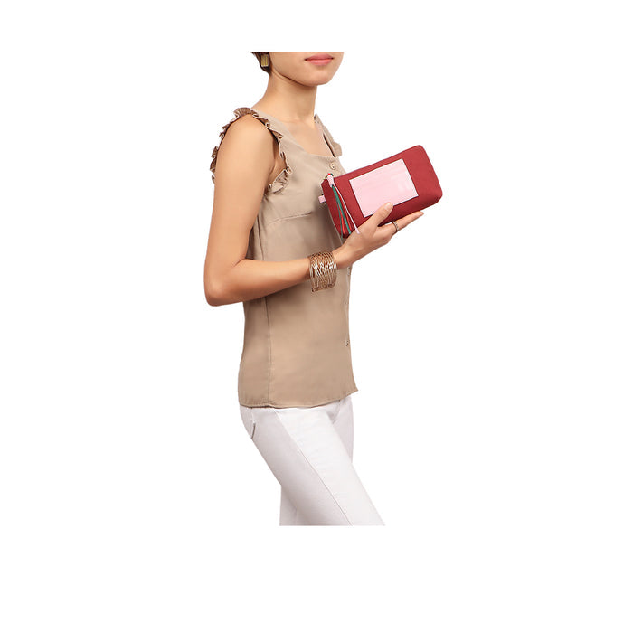 Bomba 03 Pink Leather Shoulder Bag