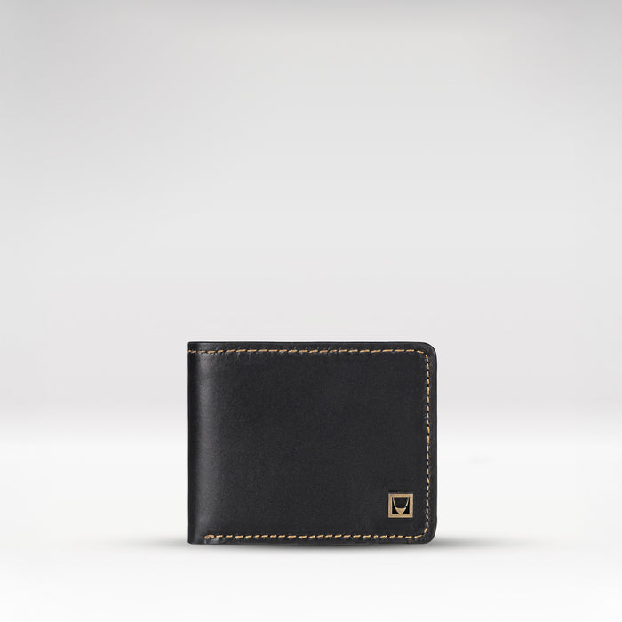 Bonaparte W2 Black Leather Tri Fold