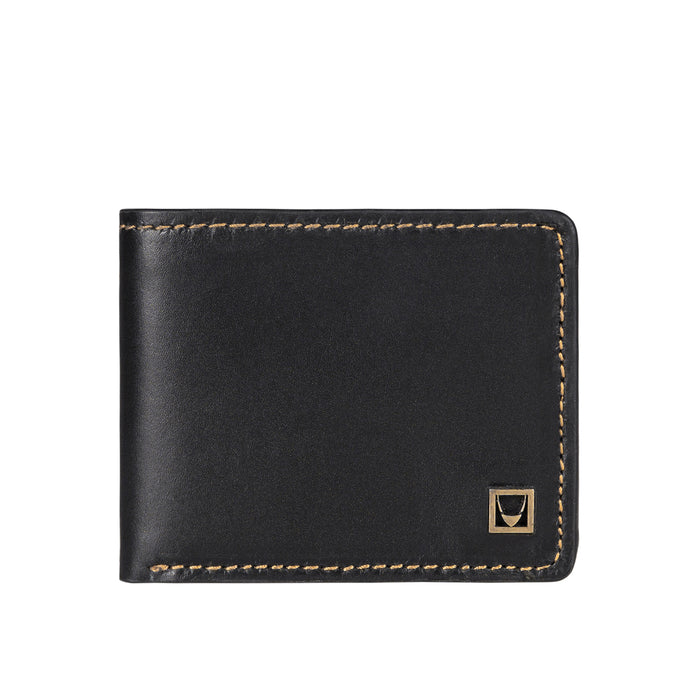 Bonaparte W2 Black Leather Tri Fold