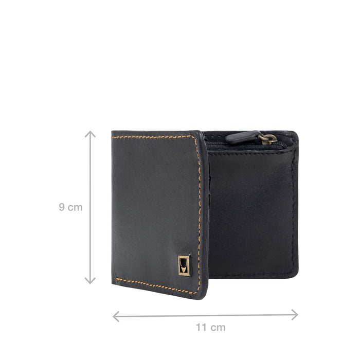 Bonaparte W2 Black Leather Tri Fold