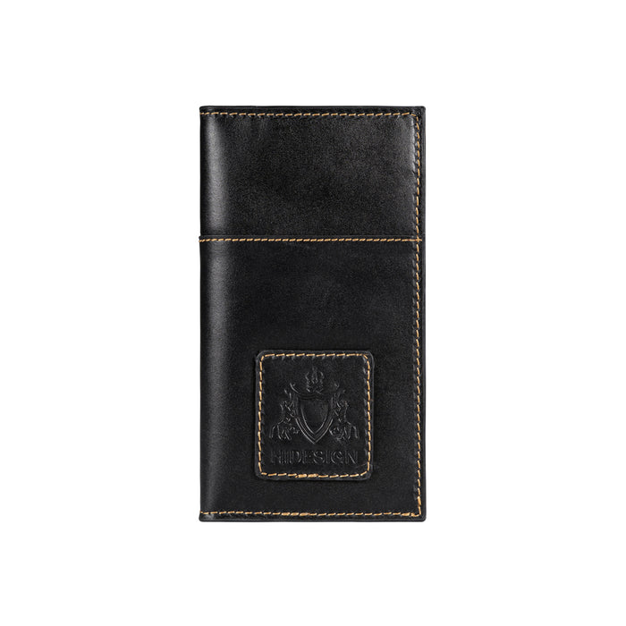 Bonaparte W3 Black Leather Passport Holder