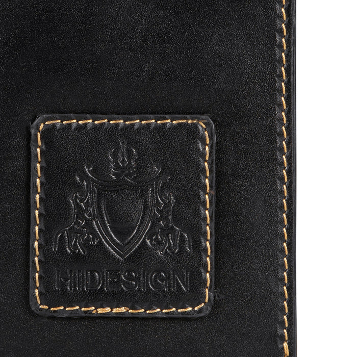 Bonaparte W3 Black Leather Passport Holder