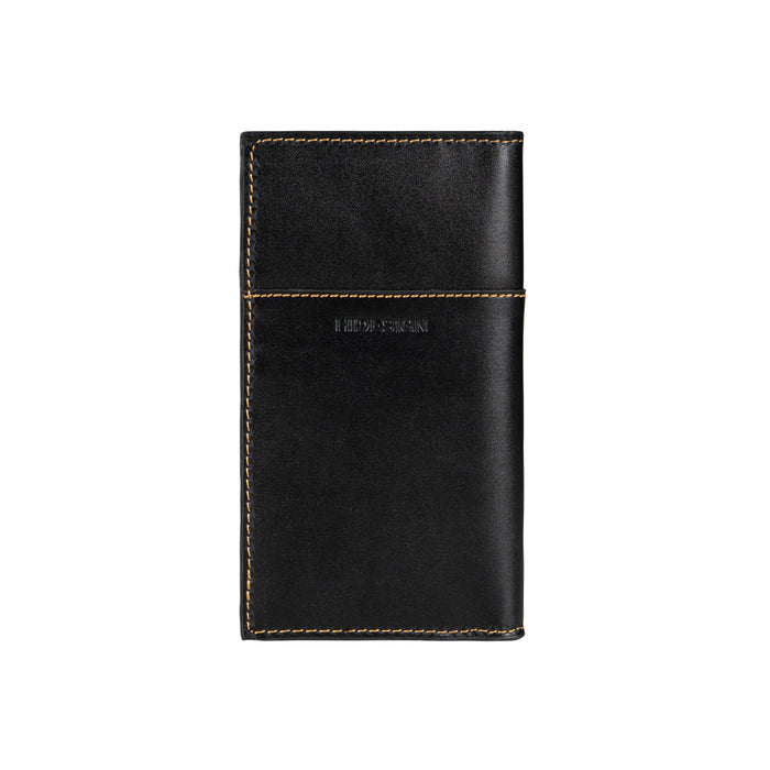 Bonaparte W3 Black Leather Passport Holder
