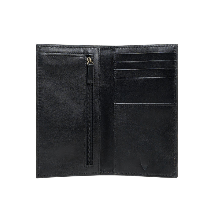 Bonaparte W3 Black Leather Passport Holder