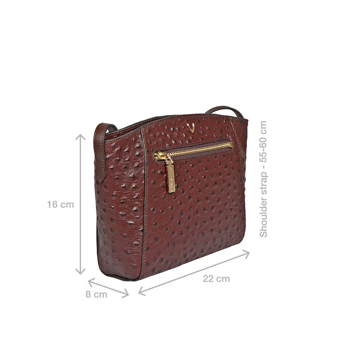 Bonnie 02 Brown Leather Sling Bag