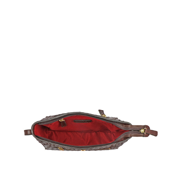 Bonnie 02 Brown Leather Sling Bag