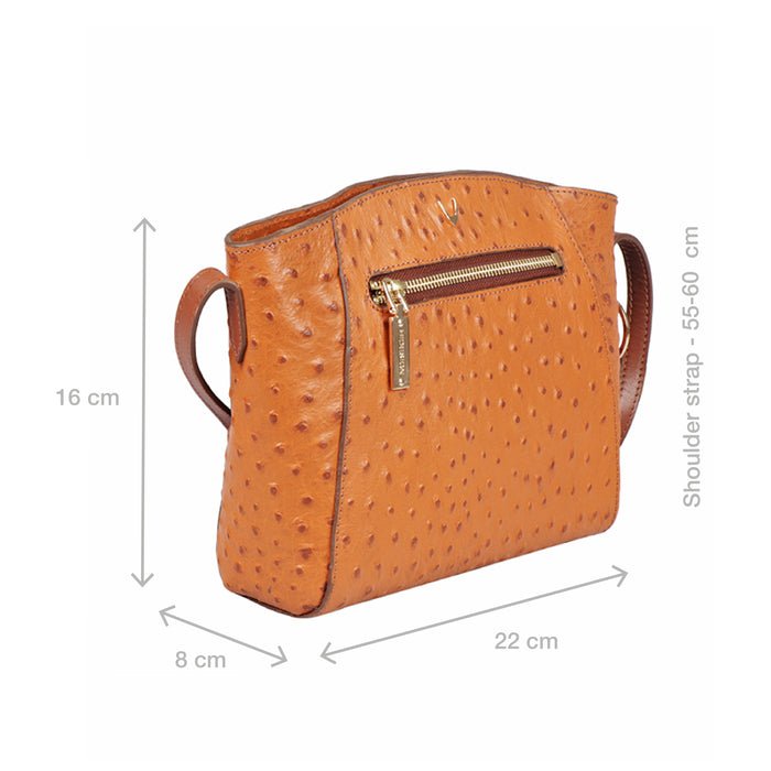 Bonnie 02 Tan Leather Sling Bag