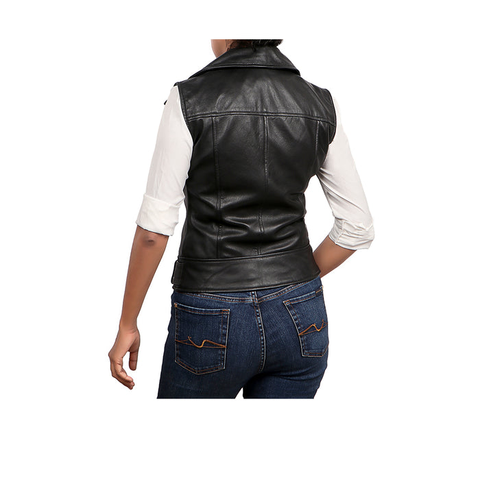 Bonnie Women's M Vest Style Leather Jacket