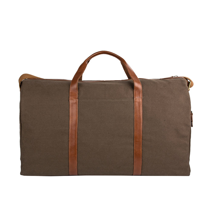 Borjigin 03 Green Leather Duffle Bag