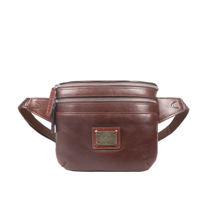 Bose 01 Brown Leather  Belt Bag