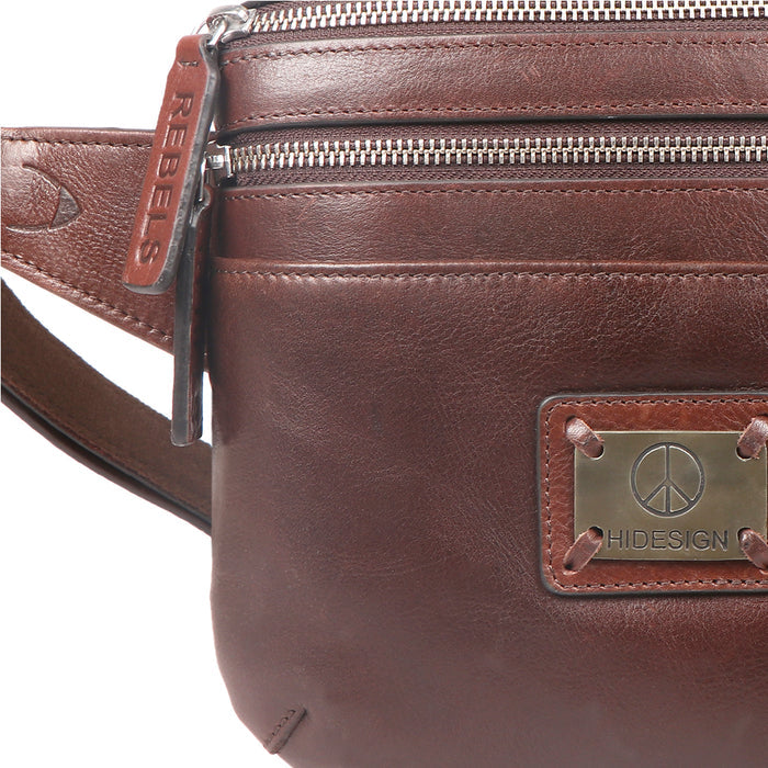 Bose 01 Brown Leather  Belt Bag