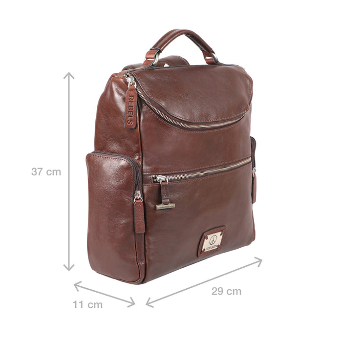 Bose 02 Brown Leather  Backpack
