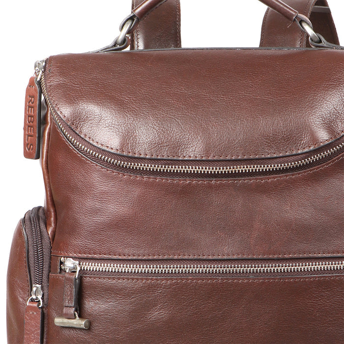 Bose 02 Brown Leather  Backpack
