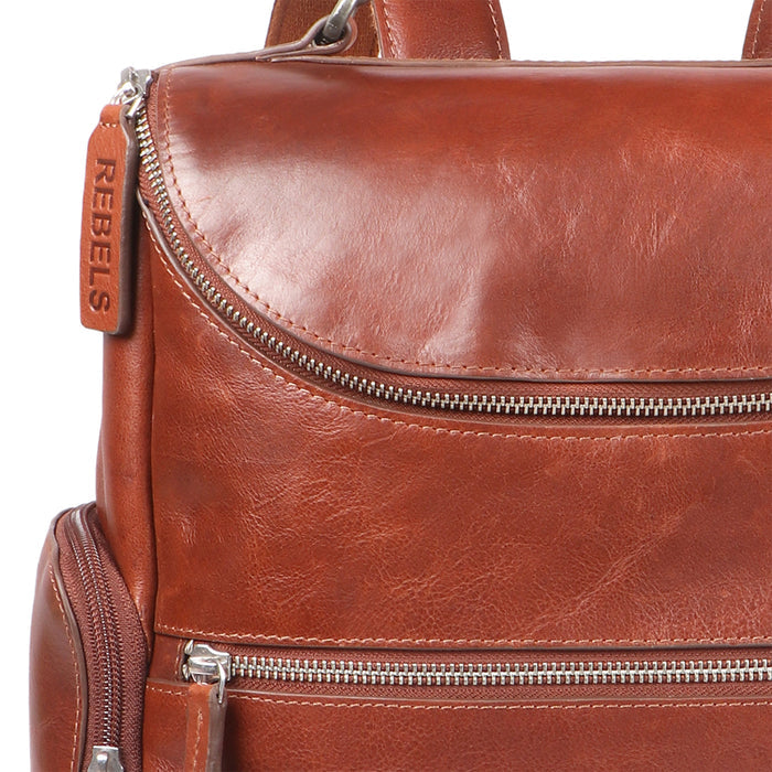 Bose 02 Tan Leather  Backpack