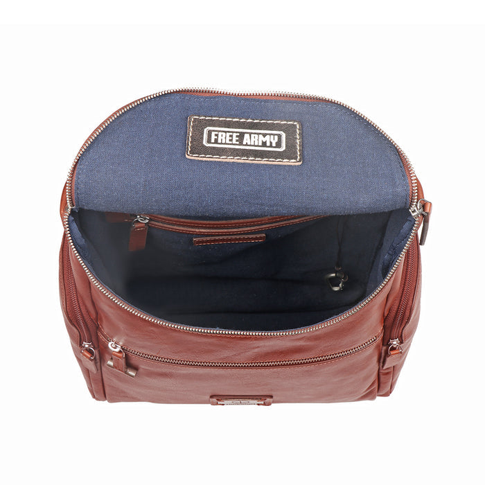 Bose 02 Tan Leather  Backpack