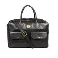 Bose 03 Black Leather  Duffle Bag