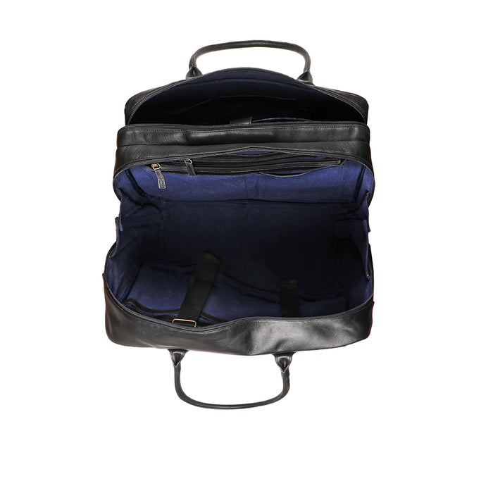 Bose 03 Black Leather  Duffle Bag