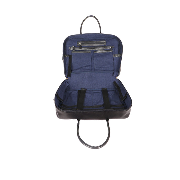 Bose 03 Black Leather  Duffle Bag