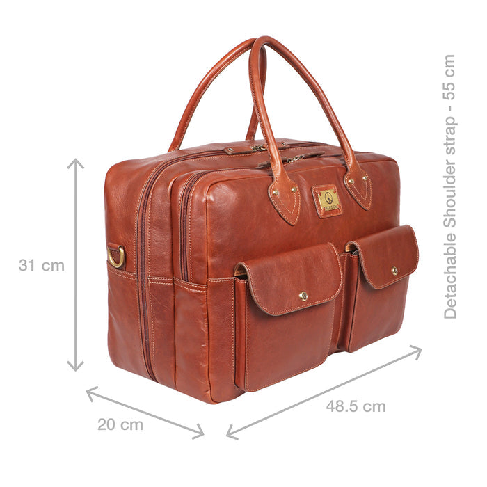 Bose 03 Tan Leather  Duffle Bag