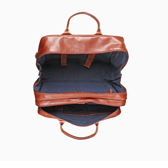 Bose 03 Tan Leather  Duffle Bag