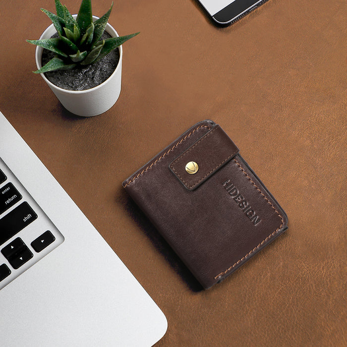 Bose W2 Brown Leather Trifold Wallet