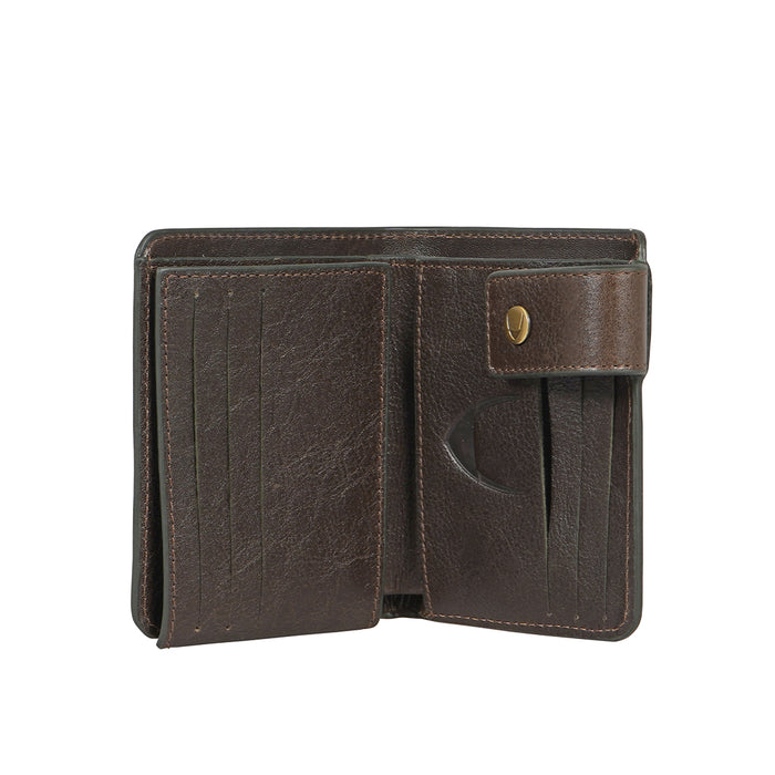 Bose W2 Green Leather Trifold Wallet