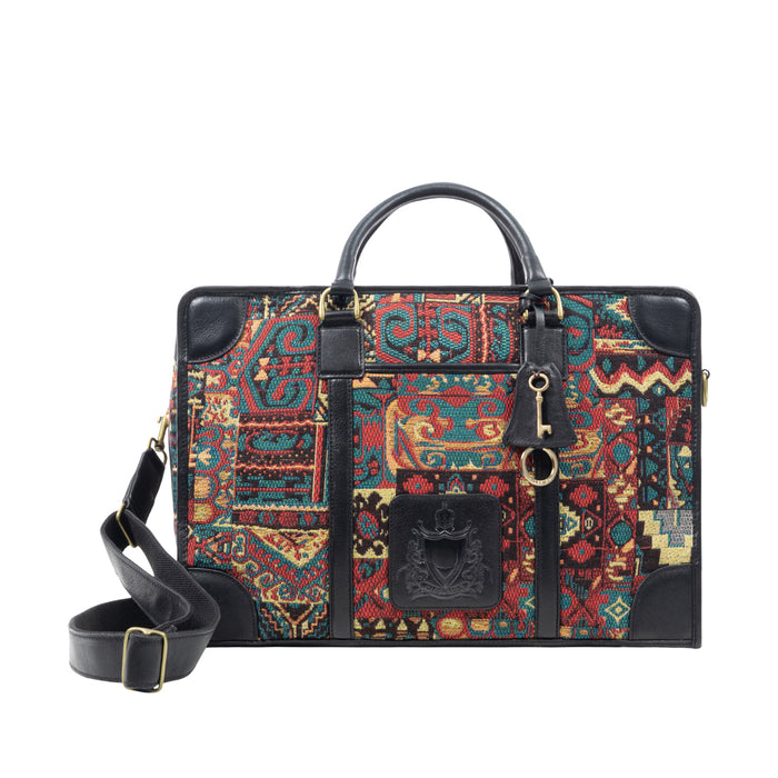 Bosphorus 01 Red Leather Duffle Bag