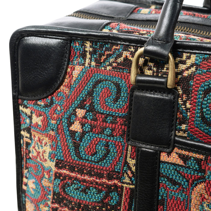 Bosphorus 01 Red Leather Duffle Bag