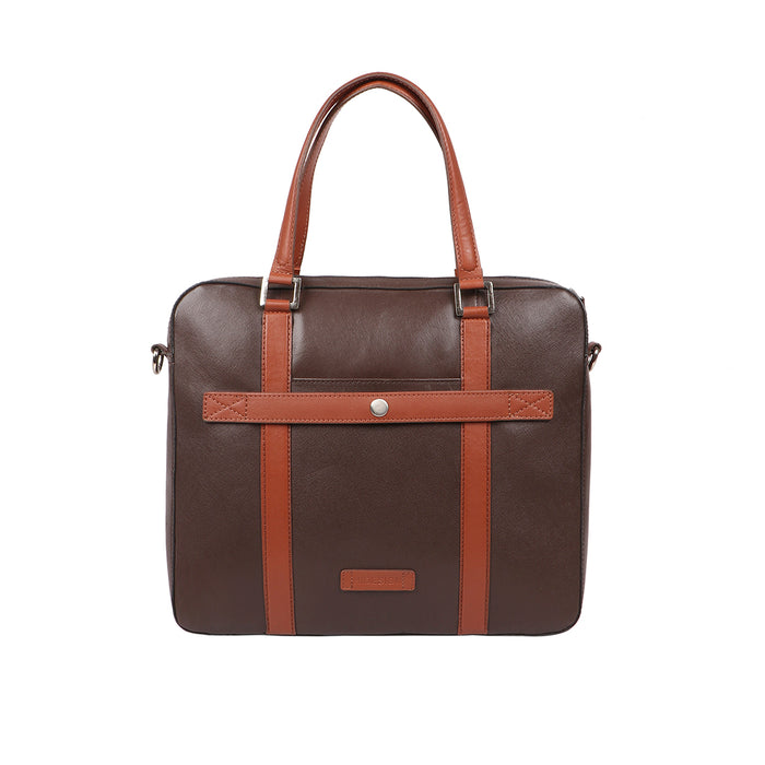 Boston 01 Brown Leather  Briefcase