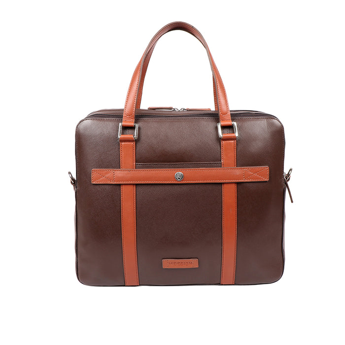 Boston 02 Brown Leather  Briefcase