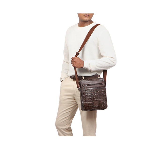 Boston 03 Brown Leather  Crossbody