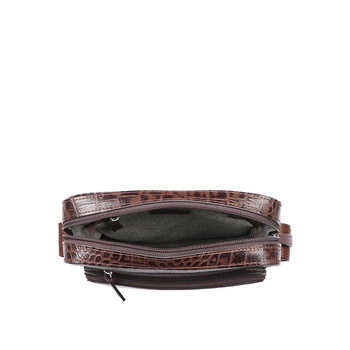Boston 03 Brown Leather  Crossbody