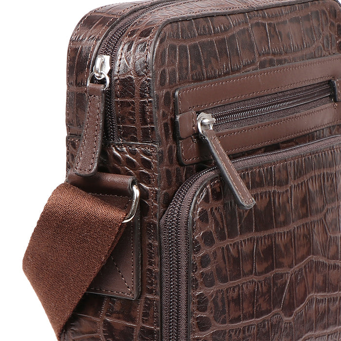Boston 03 Brown Leather  Crossbody