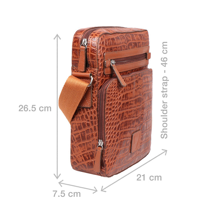 Boston 03 Tan Leather  Crossbody