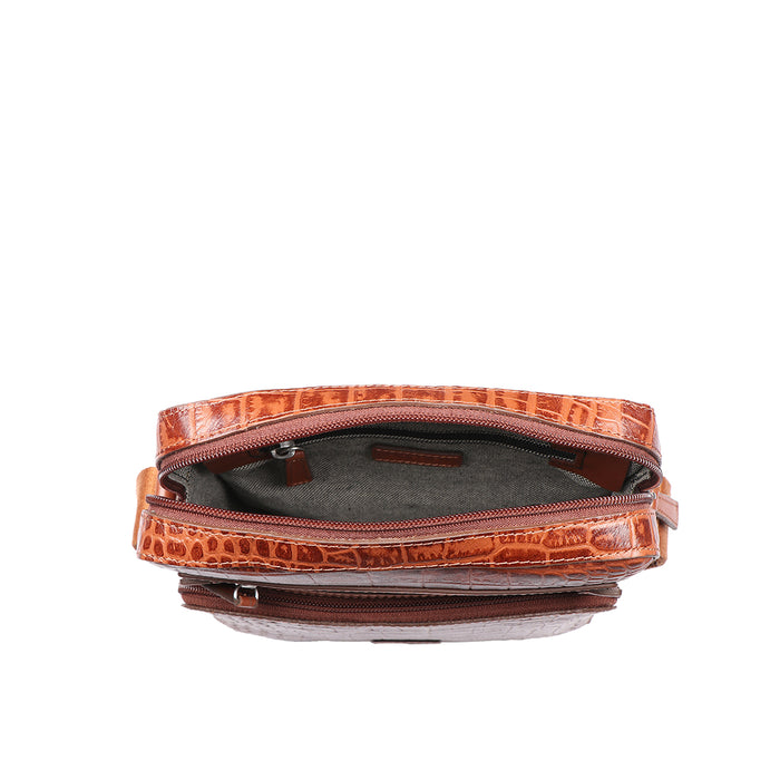Boston 03 Tan Leather  Crossbody