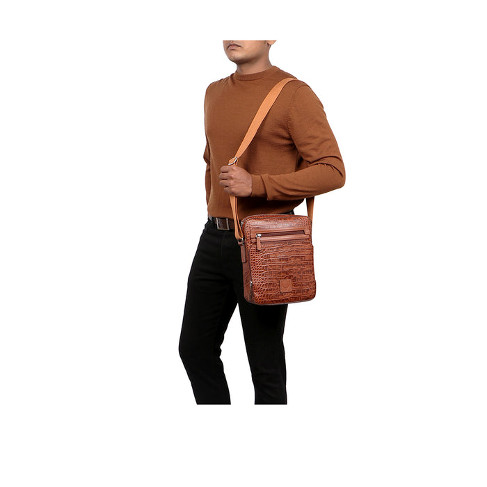 Boston 03 Tan Leather  Crossbody