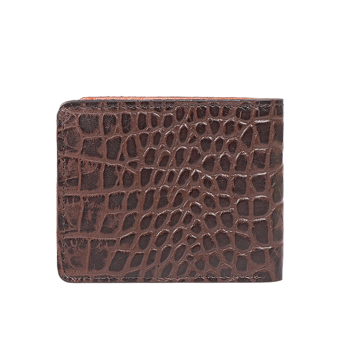 Boston W2 Brown Leather Bi-Fold Wallet