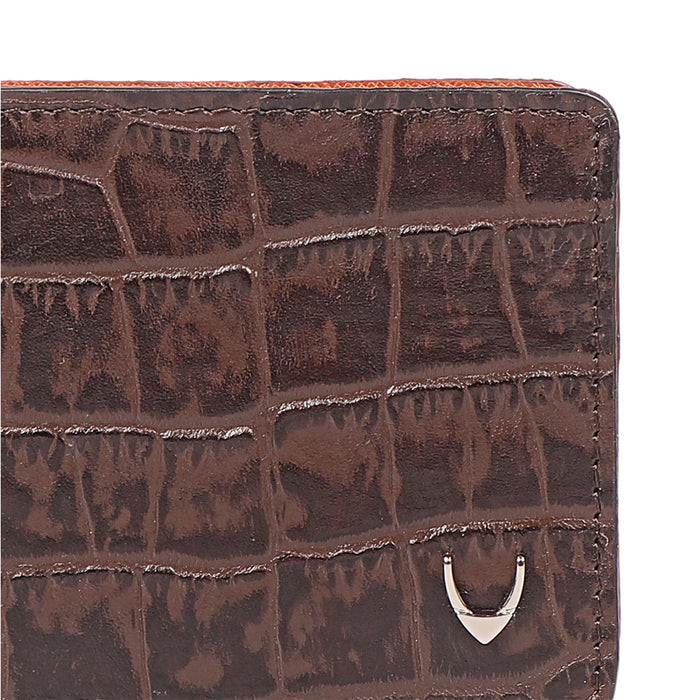 Boston W2 Brown Leather Bi-Fold Wallet