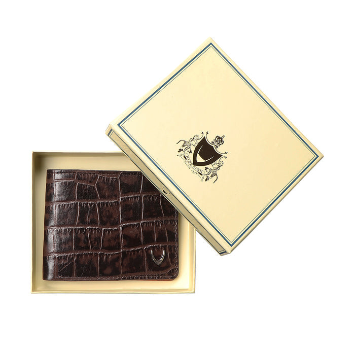 Boston W2 Brown Leather Bi-Fold Wallet
