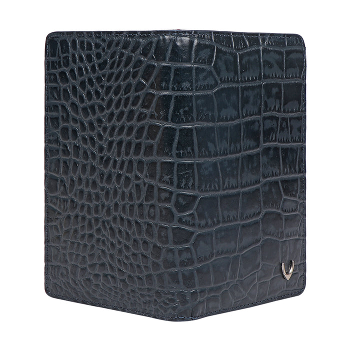Boston W3 Blue Leather Passport Holder