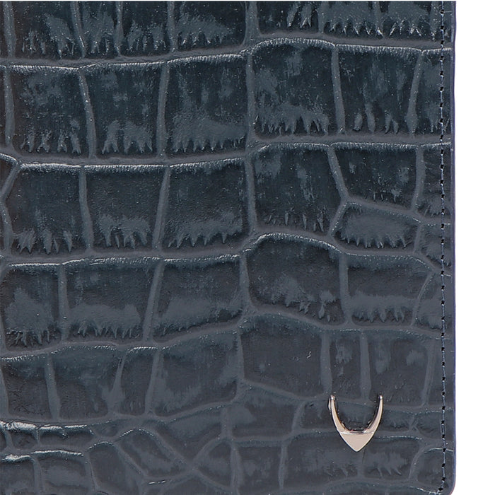 Boston W3 Blue Leather Passport Holder
