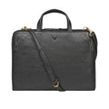 Boulder 01 Black Leather  Briefcase