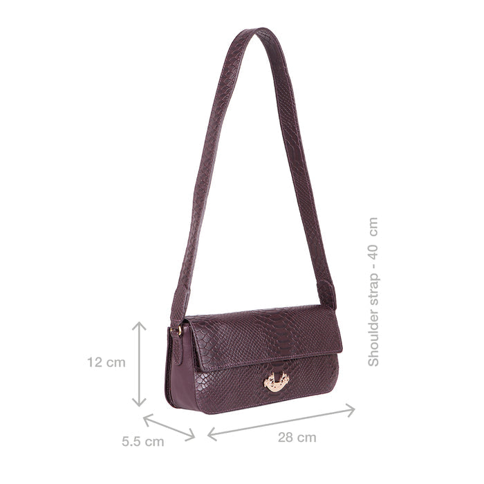 Boulevard 01 Sb Red Leather Shoulder Bag