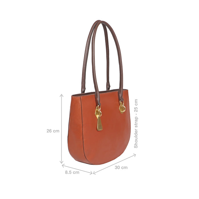 Boulevard 06 Sb Tan Leather Tote Bag