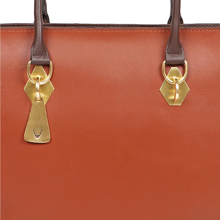 Boulevard 06 Sb Tan Leather Tote Bag