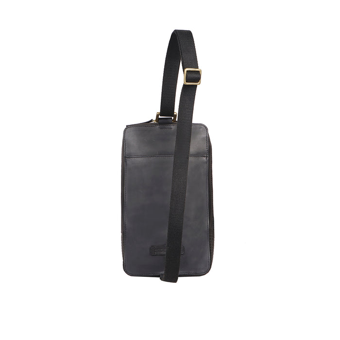 Boulevard 07 Sb Black Leather  Crossbody