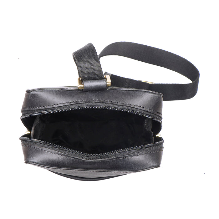 Boulevard 07 Sb Black Leather  Crossbody