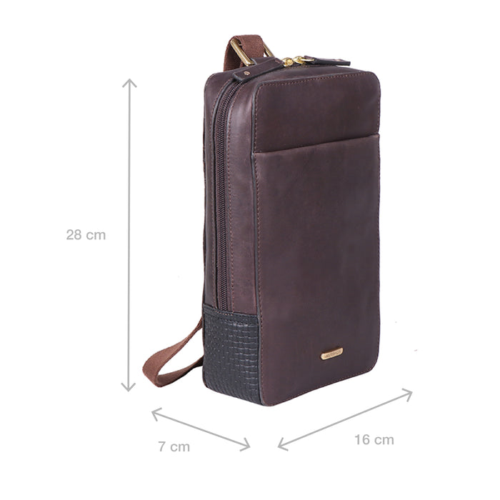 Boulevard 07 Sb Brown Leather  Crossbody
